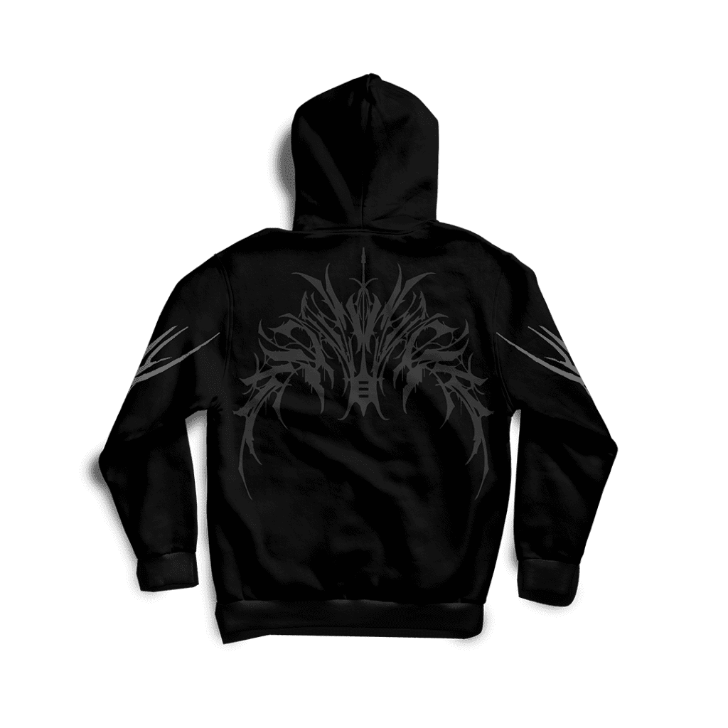 HOODIE DARK RAYS | Elemental Cloth