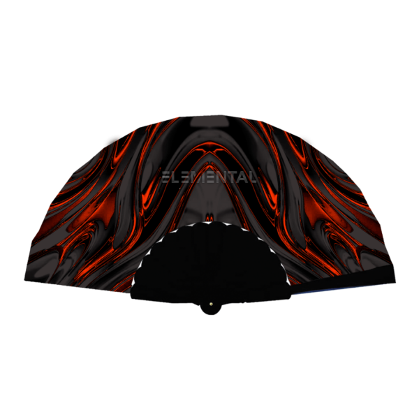 Abanico Black Red