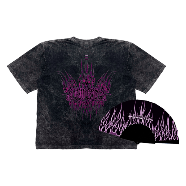 Combo Fire 🔥 (Camiseta AcidWash + Abanico)